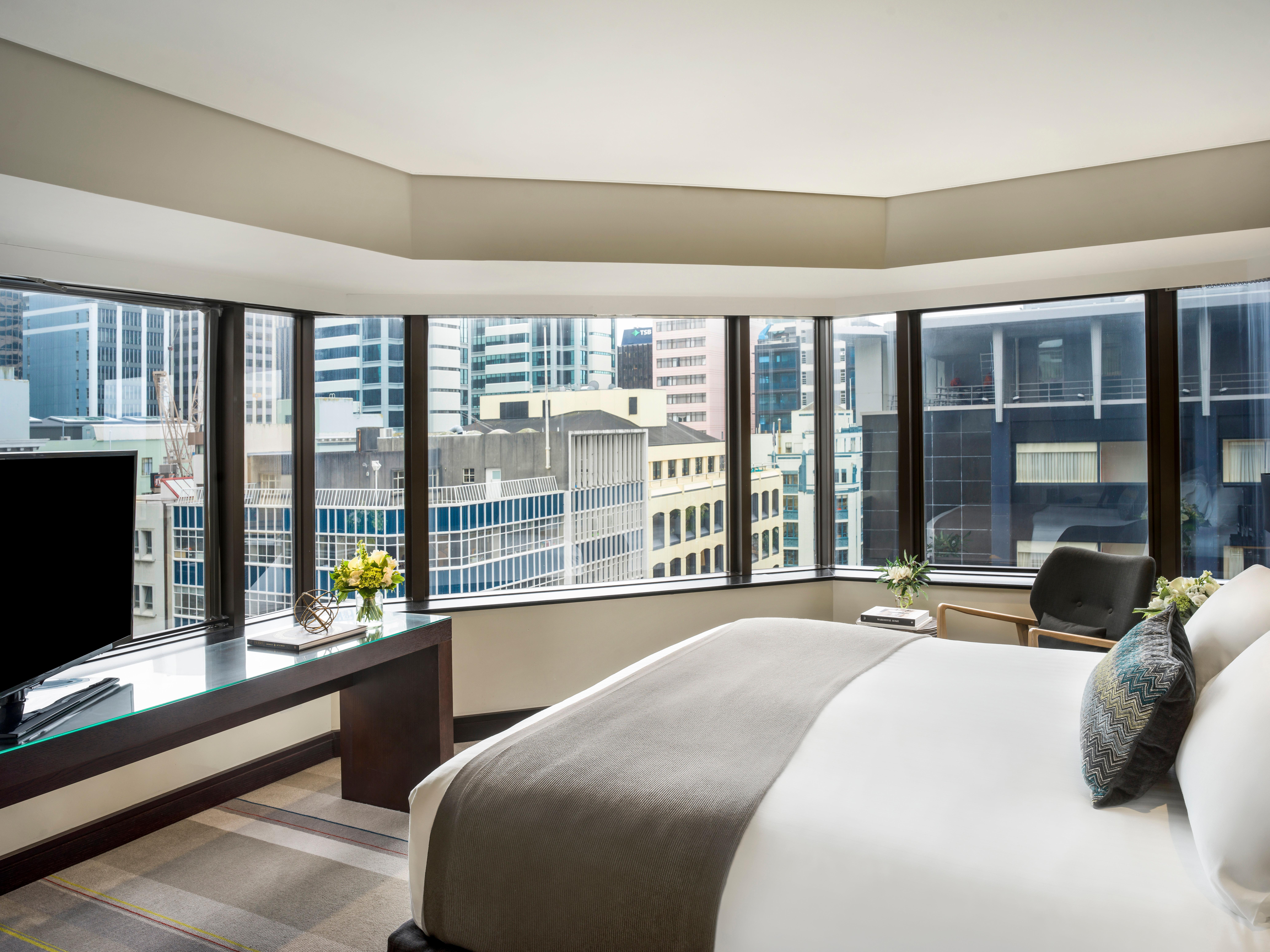 Hotel Intercontinental Wellington By Ihg Exteriér fotografie A bedroom at The Westin Hong Kong